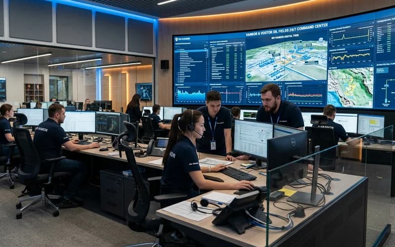 RN Vankor 24/7 Arctic Digital Dispatch & Command Operations
