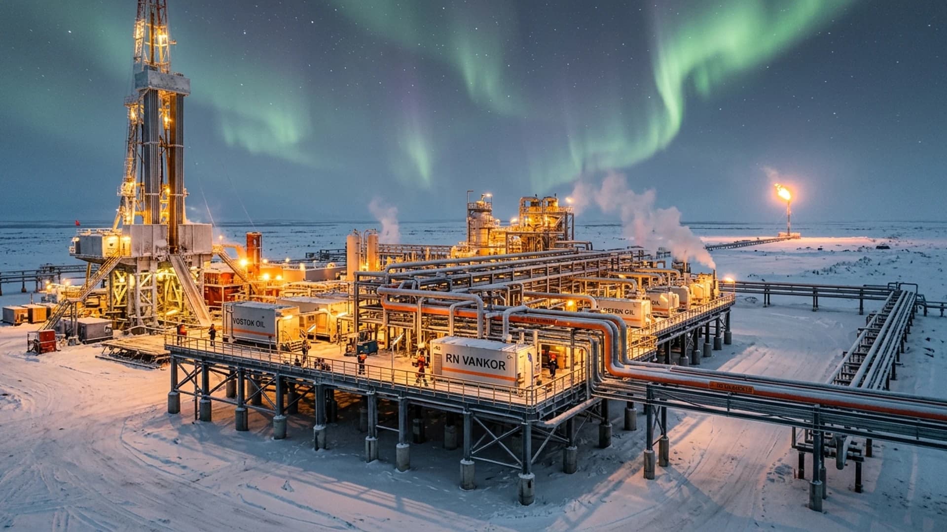 Vostok Oil Project Arctic Infrastructure